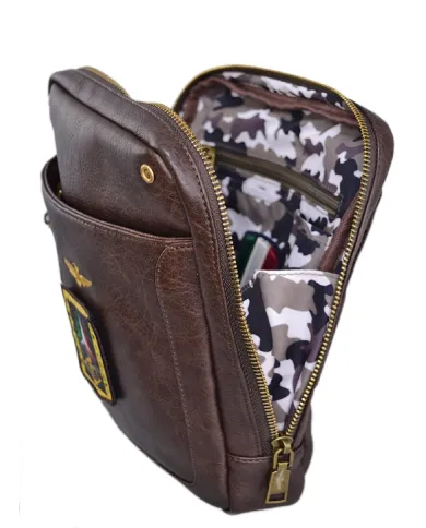 Aeronautica Militare Borsa uomo grande Pilot Testa moro