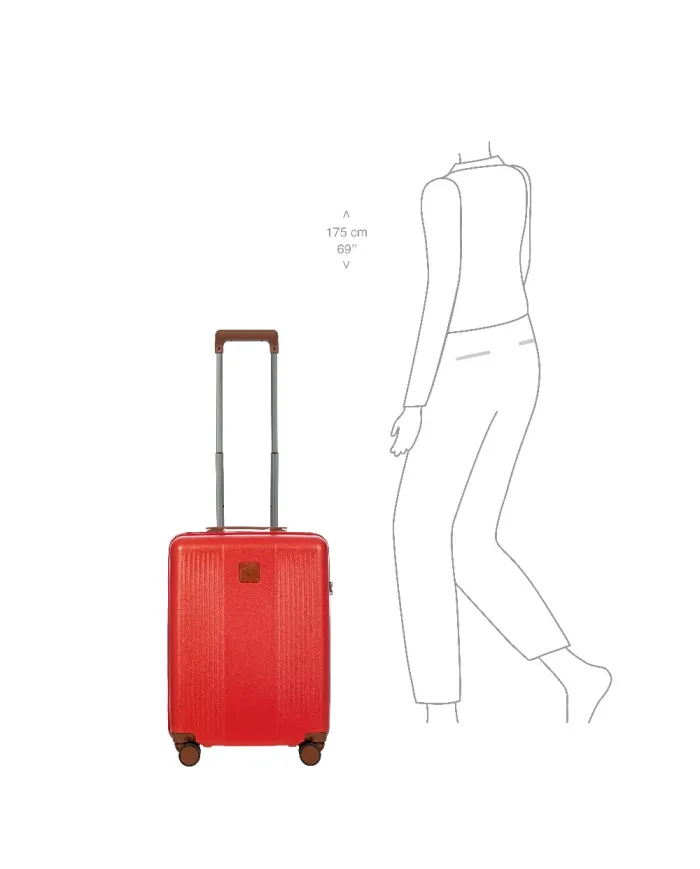 Bric's Trolley bagaglio a mano Ferrara Rosso