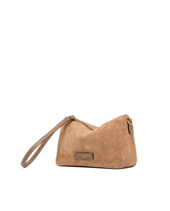 Gianni Chiarini Borsa piccola scamosciata Nora pouch Cuoio