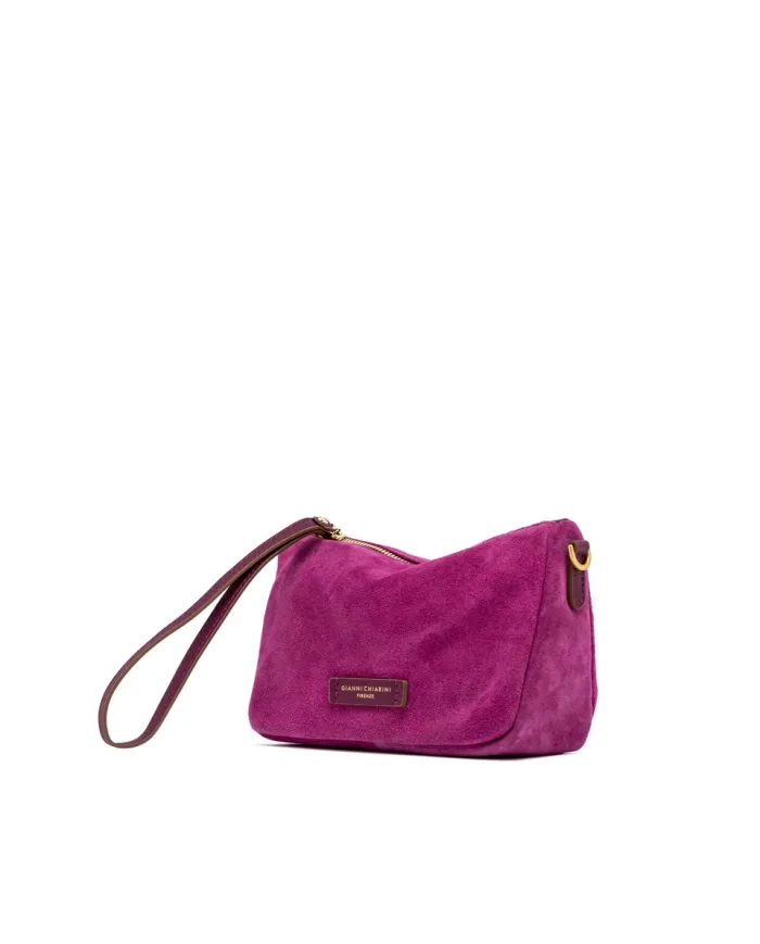 Gianni Chiarini Borsa piccola scamosciata Nora pouch Fucsia