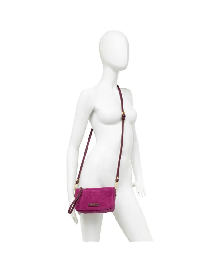 Gianni Chiarini Borsa piccola scamosciata Nora pouch Fucsia