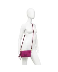 Gianni Chiarini Borsa piccola scamosciata Nora pouch Fucsia