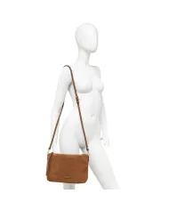 Gianni Chiarini Borsa grande scamosciata Nora pouch Cuoio