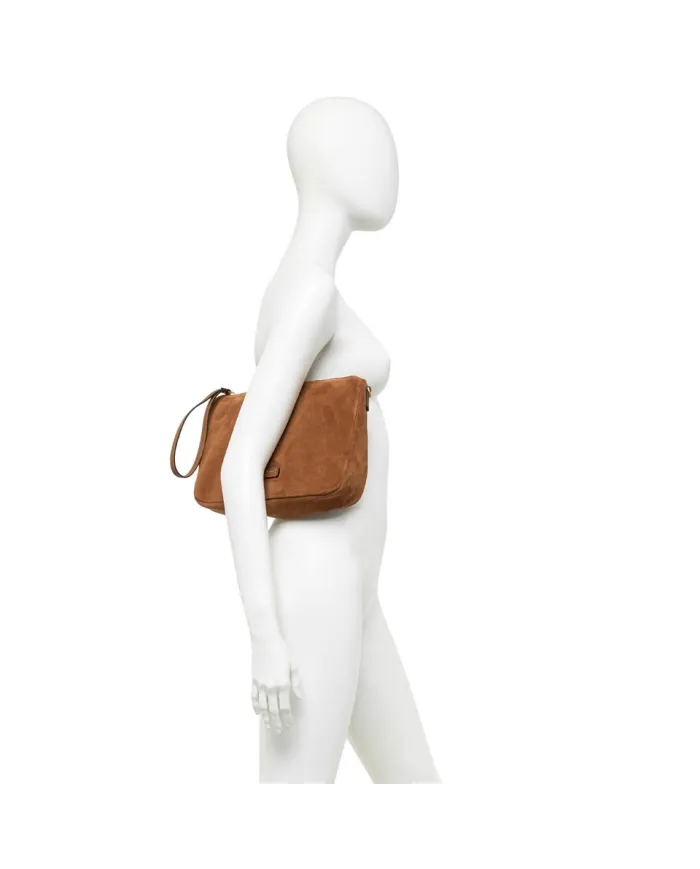 Gianni Chiarini Borsa grande scamosciata Nora pouch Cuoio