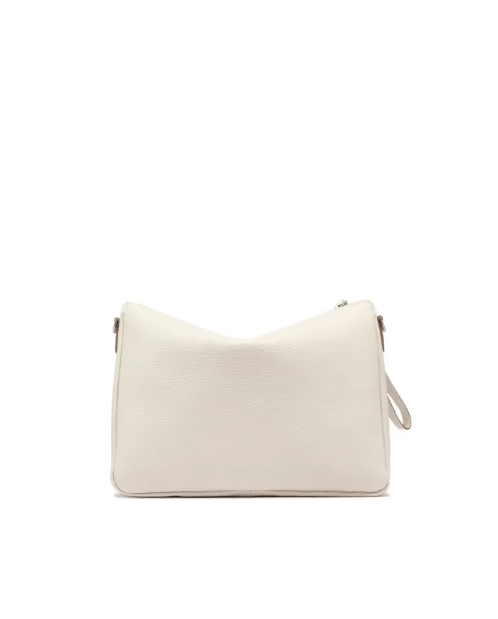 Gianni Chiarini Borsa grande in pelle Nora pouch Avorio