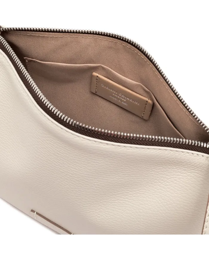 Gianni Chiarini Borsa grande in pelle Nora pouch Avorio