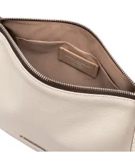 Gianni Chiarini Borsa grande in pelle Nora pouch Avorio