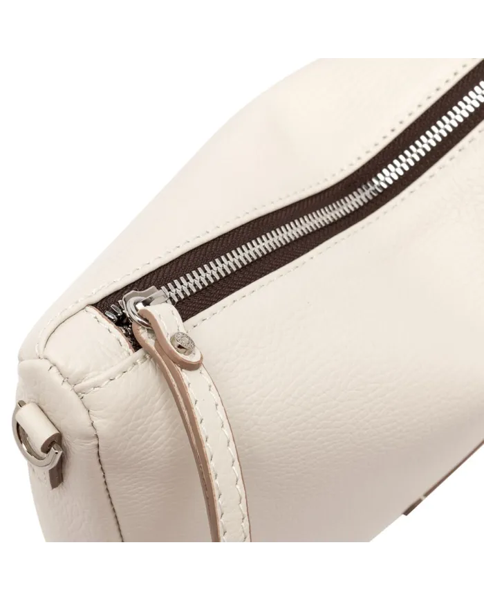 Gianni Chiarini Borsa grande in pelle Nora pouch Avorio
