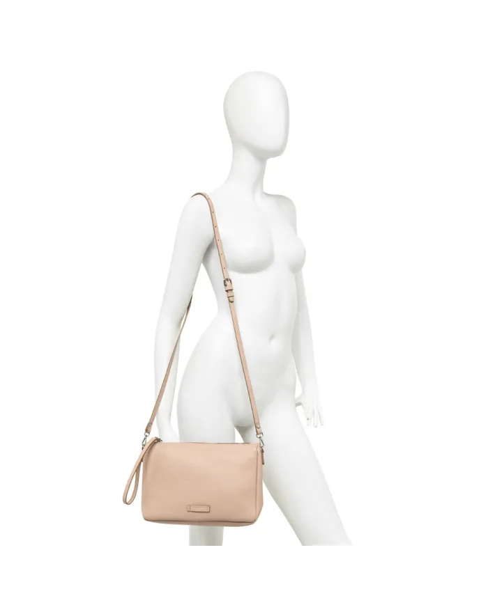 Gianni Chiarini Borsa grande in pelle Nora pouch Avorio