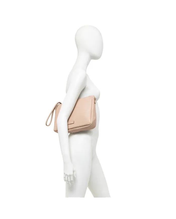Gianni Chiarini Borsa grande in pelle Nora pouch Avorio