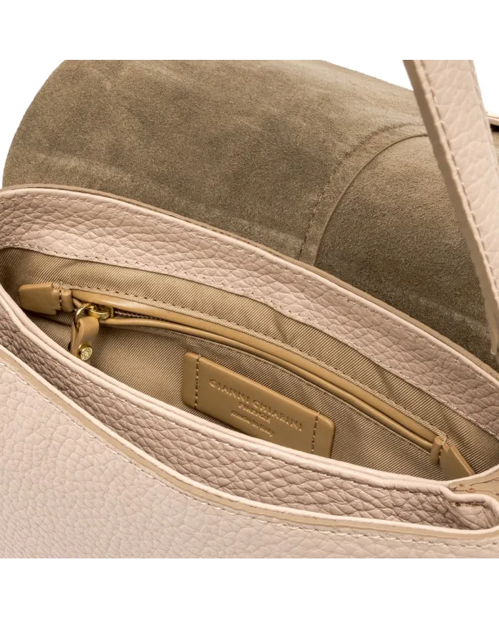Gianni Chiarini Borsa donna in pelle Helena Round Rosa