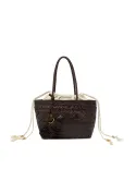 Gianni Chiarini Borsa in pelle intrecciata Testa moro