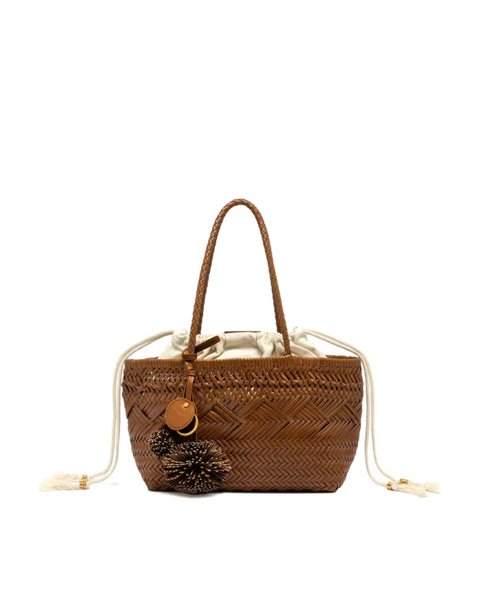 Gianni Chiarini Borsa in pelle intrecciata Cuoio