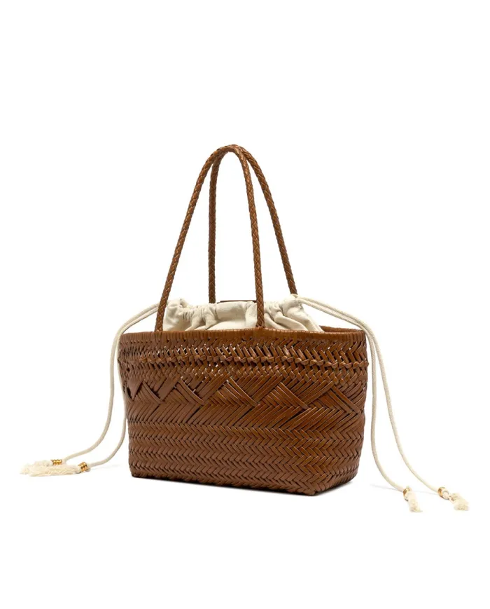 Gianni Chiarini Borsa in pelle intrecciata Cuoio