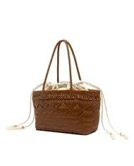 Gianni Chiarini Borsa in pelle intrecciata Cuoio
