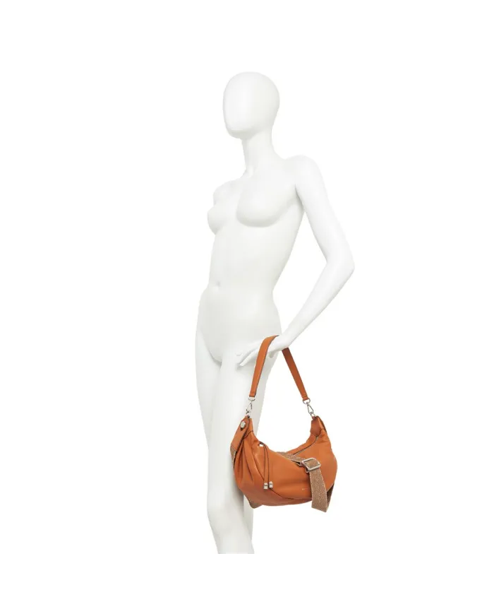 Gianni Chiarini Borsa tracolla in pelle Aisha Avorio