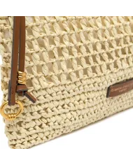 Gianni Chiarini Pochette uncinetto Nefeli Beige