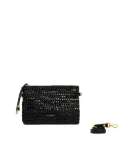 Gianni Chiarini Pochette uncinetto Nefeli Nero