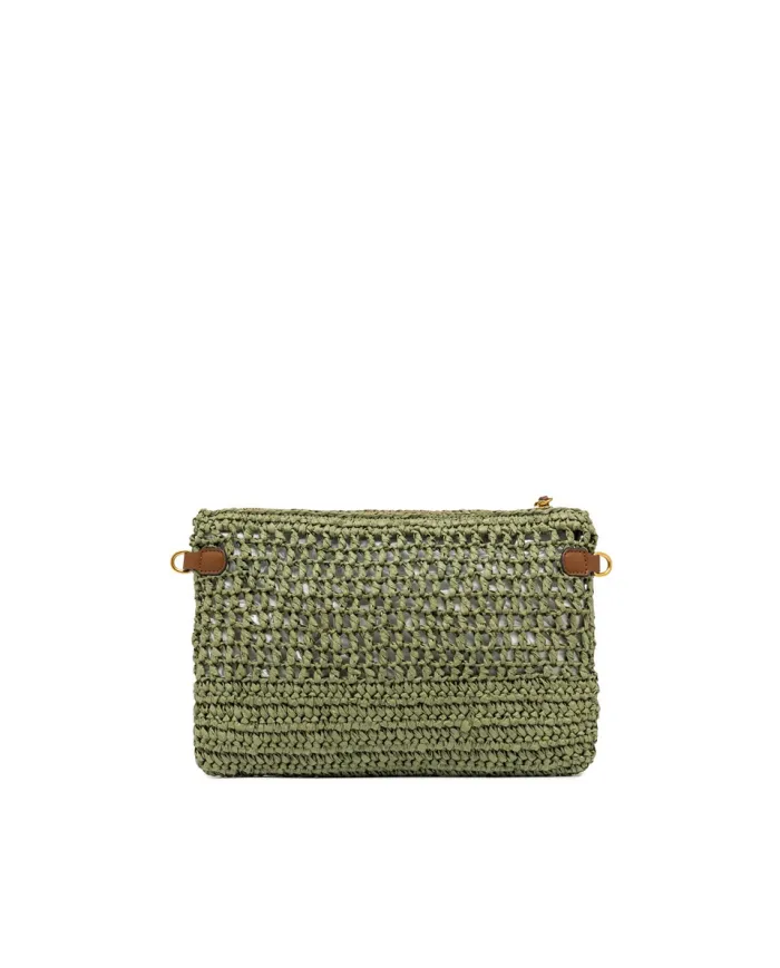 Gianni Chiarini Pochette uncinetto Nefeli Verde