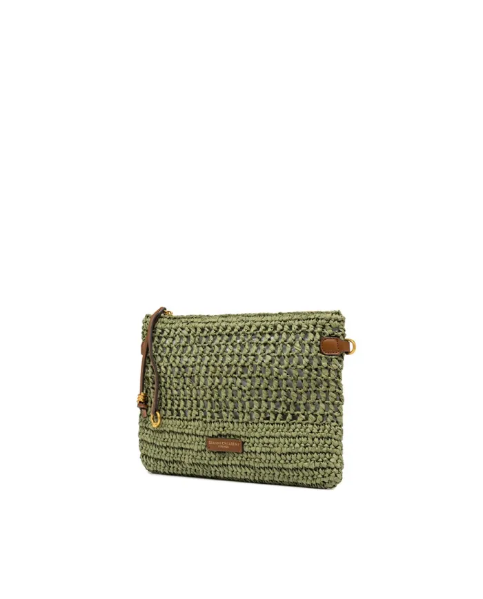 Gianni Chiarini Pochette uncinetto Nefeli Verde