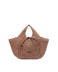 Gianni Chiarini Borsa rafia crochet Nefeli Rosa