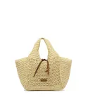 Gianni Chiarini Borsa rafia crochet Nefeli Beige
