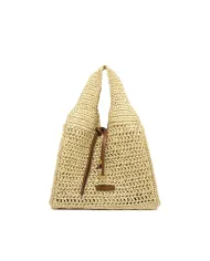 Gianni Chiarini Borsa rafia crochet Nefeli Beige