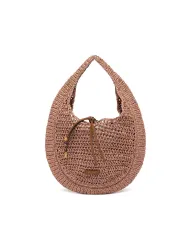 Gianni Chiarini Borsa rafia crochet Nefeli Rosa