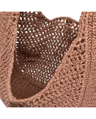 Gianni Chiarini Borsa rafia crochet Nefeli Rosa