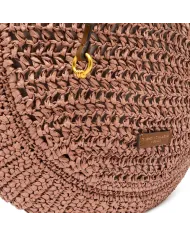Gianni Chiarini Borsa rafia crochet Nefeli Rosa
