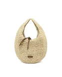 Gianni Chiarini Borsa rafia crochet Nefeli Beige