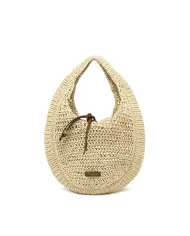 Gianni Chiarini Borsa rafia crochet Nefeli Beige