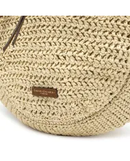 Gianni Chiarini Borsa rafia crochet Nefeli Beige