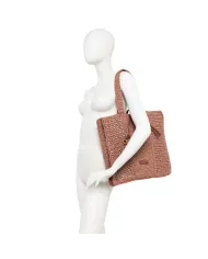 Gianni Chiarini Borsa rafia crochet Nefeli Verde