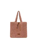 Gianni Chiarini Borsa rafia crochet Nefeli Rosa