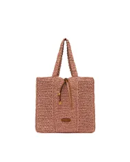Gianni Chiarini Borsa rafia crochet Nefeli Rosa