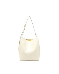Gianni Chiarini Borsa a Spalla grande Jo in Pelle Martellata Avorio