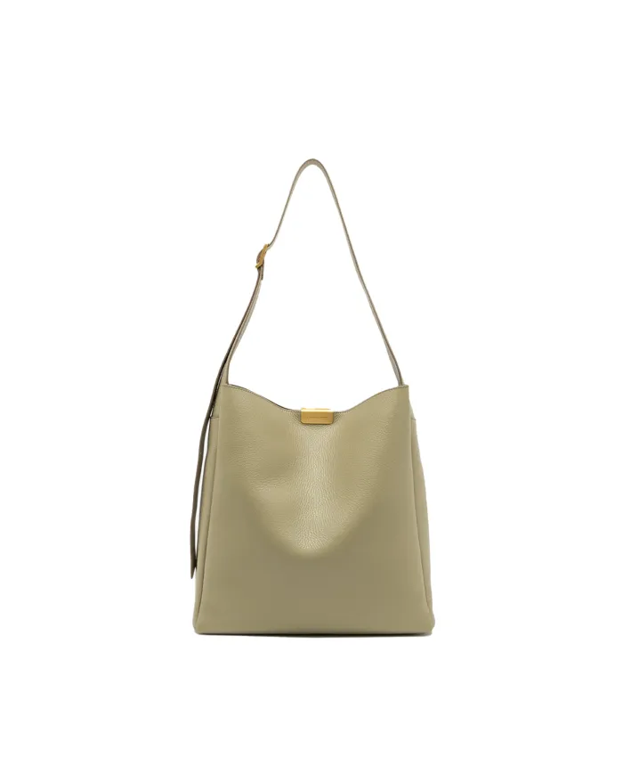 Gianni Chiarini Borsa a Spalla grande Jo in Pelle Martellata Verde
