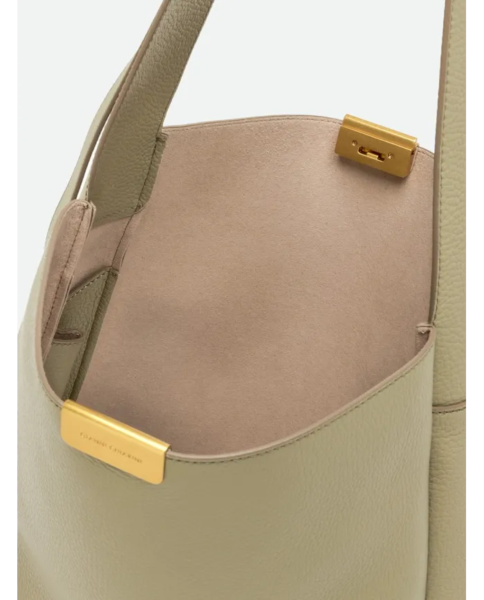 Gianni Chiarini Borsa a Spalla grande Jo in Pelle Martellata Verde