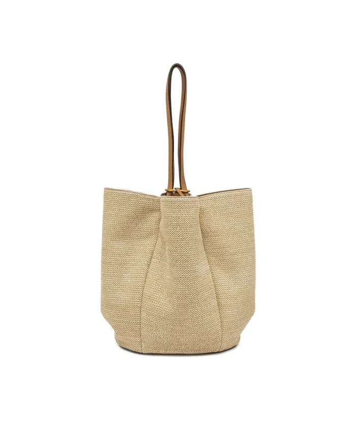 Gianni Chiarini Borsa Secchiello Gianni Chiarini Lily in in paglia e pelle Beige/Cuoio