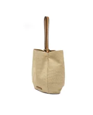 Gianni Chiarini Borsa Secchiello Gianni Chiarini Lily in in paglia e pelle Beige/Cuoio