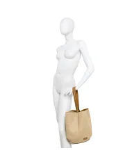 Gianni Chiarini Borsa Secchiello Gianni Chiarini Lily in in paglia e pelle Beige/Cuoio