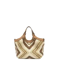 Gianni Chiarini Borsa in paglia Dua Cuoio/Multicolor