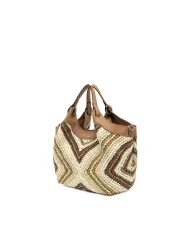 Gianni Chiarini Borsa in paglia Dua Cuoio/Multicolor