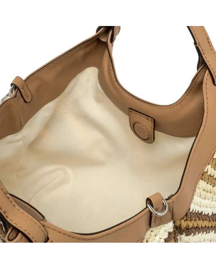 Gianni Chiarini Borsa in paglia Dua Cuoio/Multicolor
