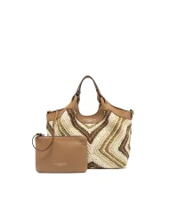 Gianni Chiarini Borsa in paglia Dua Cuoio/Multicolor