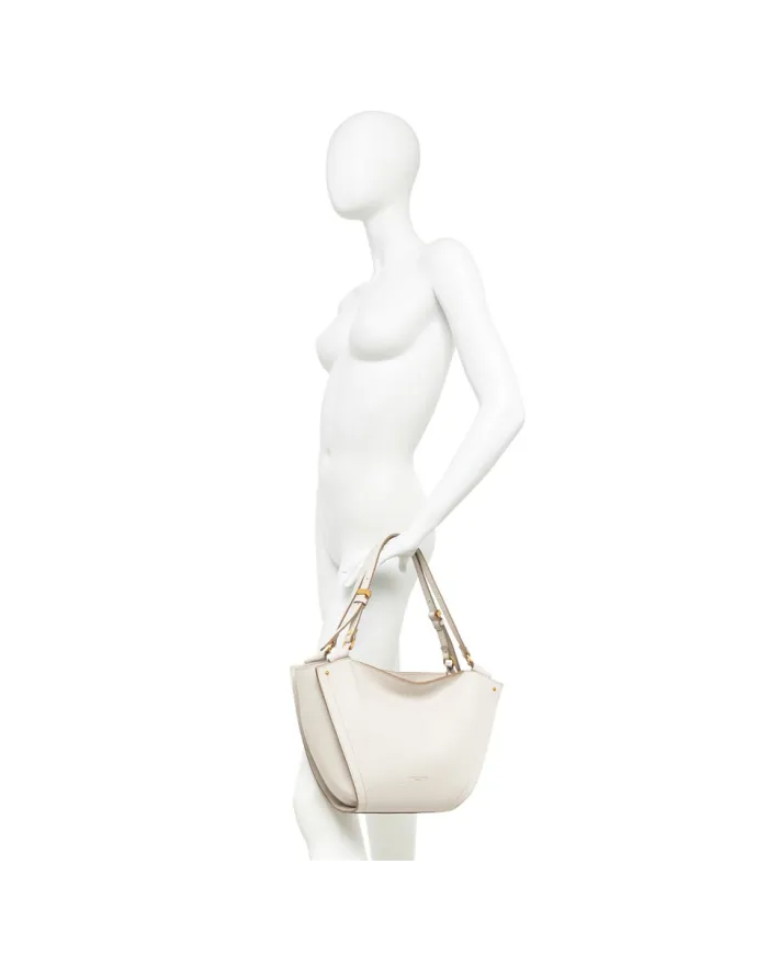 Gianni Chiarini Borsa Bloom in Pelle Made in Italy Sabbia