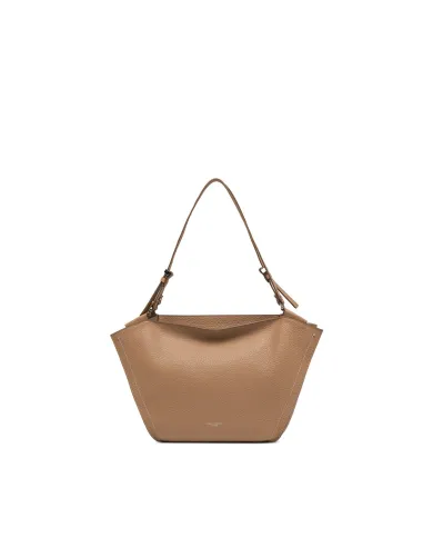 Gianni Chiarini Borsa Bloom grande in Pelle Made in Italy Beige