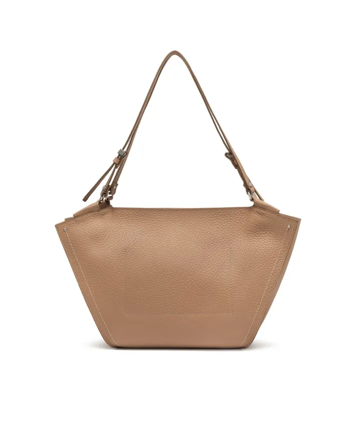 Gianni Chiarini Borsa Bloom grande in Pelle Made in Italy Beige