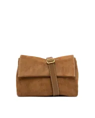 Gianni Chiarini Borsa Three in Pelle Scamosciata Cuoio